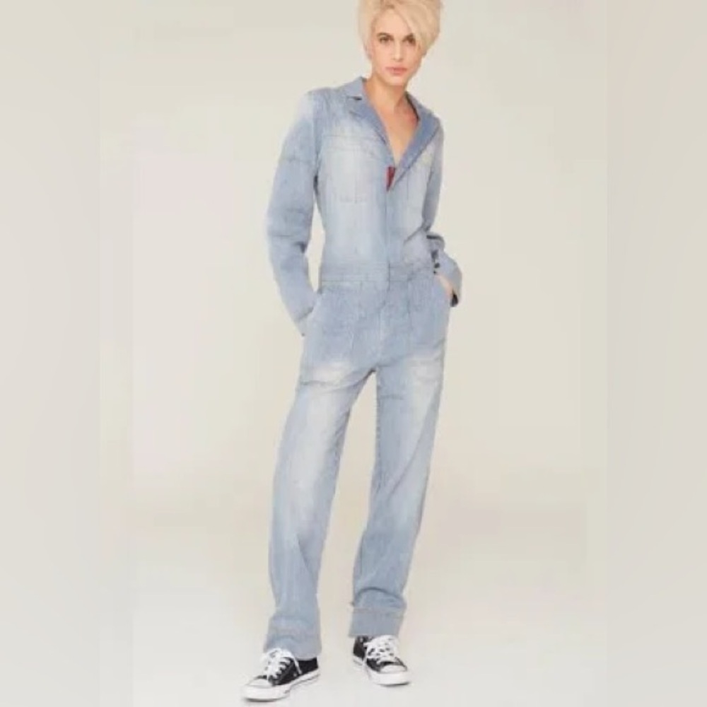 La Boheme Denim Jumpsuit